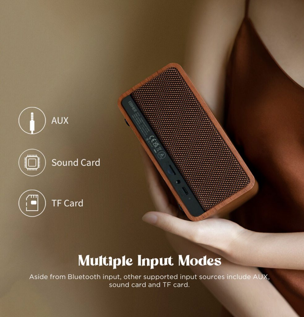 Edifier MP230 Bluetooth Portable Wooden Speaker | Edifier Malaysia