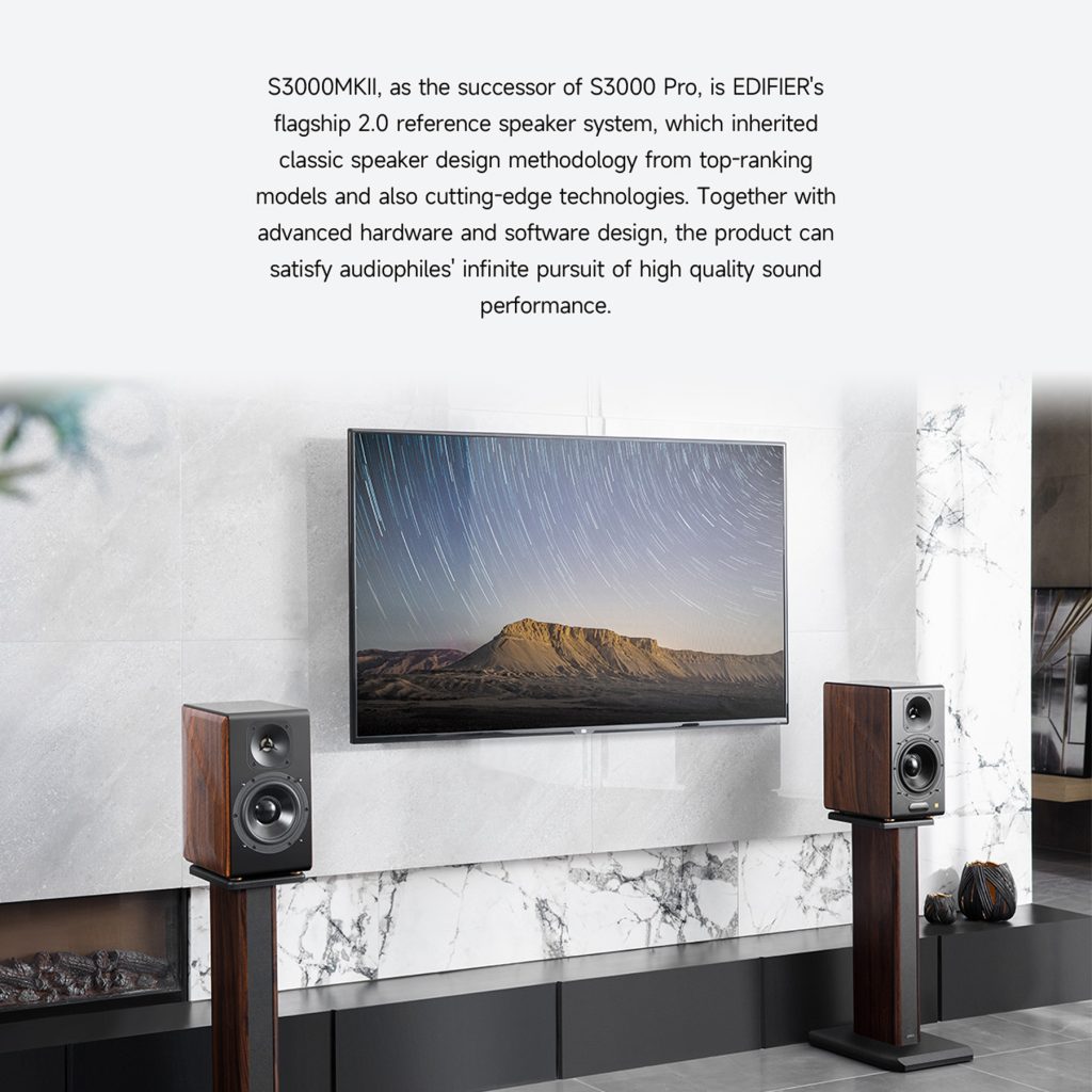 Edifier Malaysia Edifier S3000 MKII Balanced XLR Bookshelf Speakers